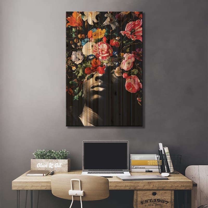 Vision II Print On Wood by Nicebleed - Multi-Color