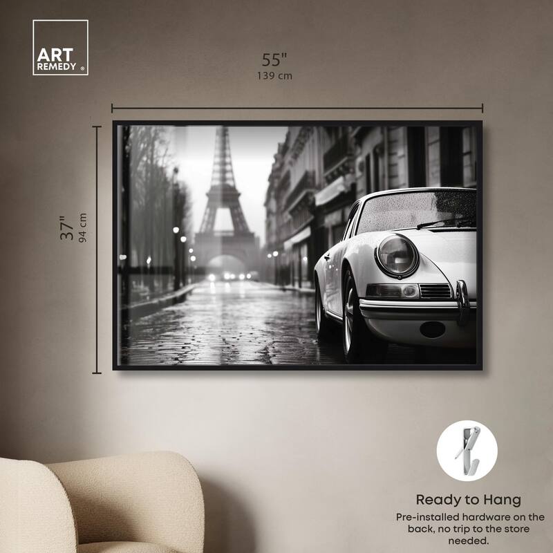 Rainy Day Paris Shadowbox by Art Remedy