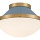 preview thumbnail 11 of 9, Crystorama Lighting Group XAN-8001 Xander 12" Wide Flush Mount Bowl