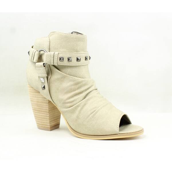 Shop Michael Antonio Womens Maxem Winter White Open Toe Booties