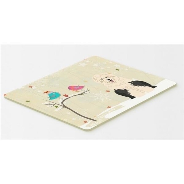 Carolines Treasures BB2568CMT Christmas Presents Between Friends Old English Sheepdog Kitchen or Bath Mat 20 x 30