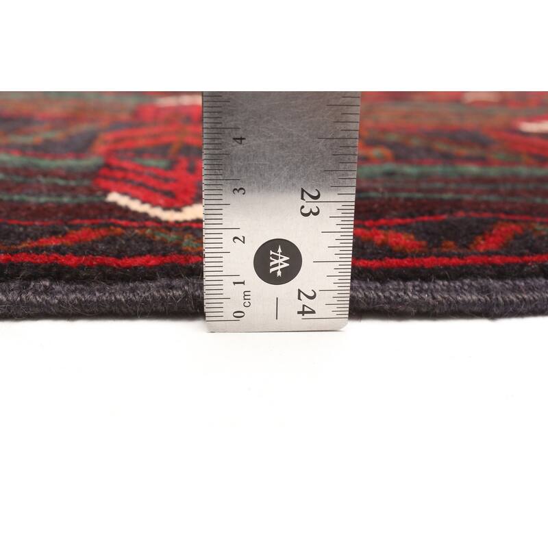 ECARPETGALLERY Hand-knotted Teimani Dark Navy Wool Rug - 3'10 x 6'7