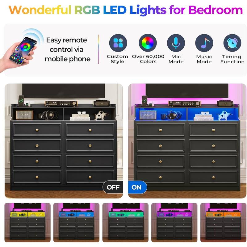 Dresser for Bedroom Dressers & Chests of Drawers Storage Organizer