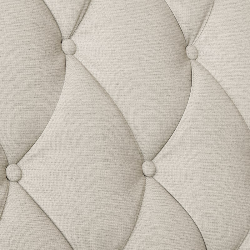 78.75" Polyester Button-Tufted Mid-Century Modern 3-Seater Sofa with High-Resilience Foam Cushions and Sturdy Wooden Frame