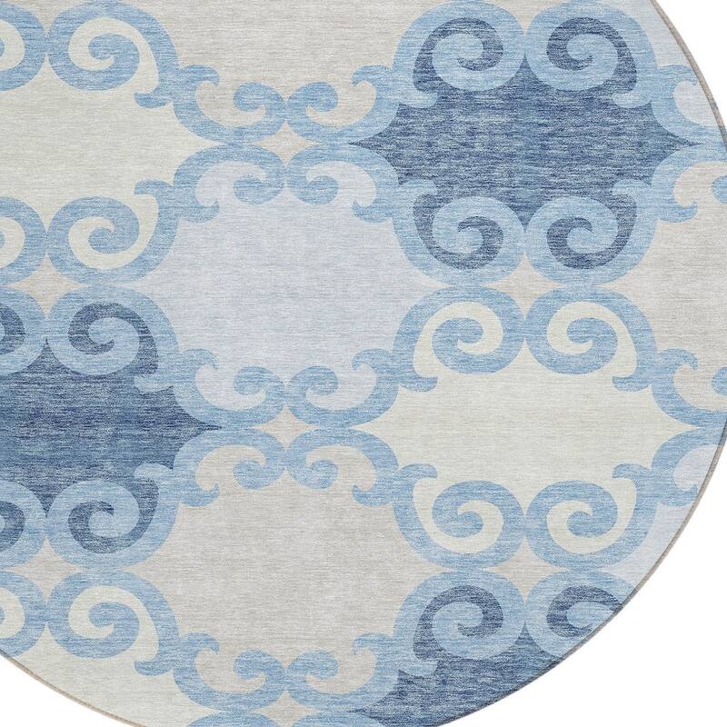 HomeRoots Trellis Transitional Rectangle Outdoor Rug