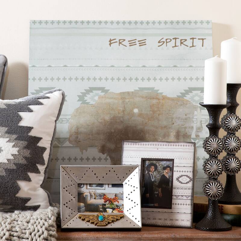 Paseo Road by Hiend Accents Free Spirit Aztec Picture Frame, 4" x 6", 1PC