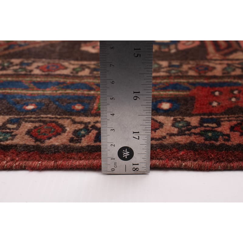 ECARPETGALLERY Hand-knotted Andelz Red Wool Rug - 3'8 x 5'6