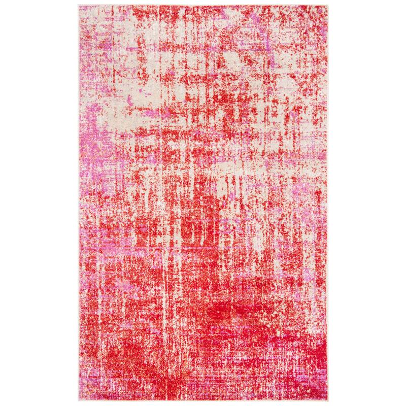 SAFAVIEH Adirondack Lida Modern Abstract Distressed Rug