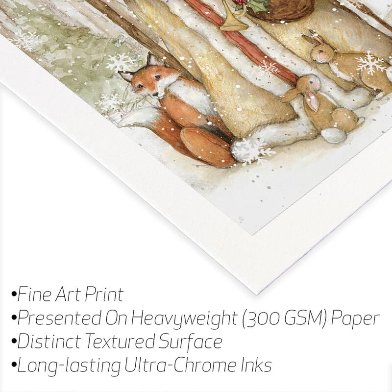 Tall Santa Fine Art Paper Print by Susan Winget - Multi - 32x24