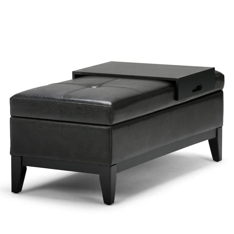 WYNDENHALL Jackson 42 inch Wide Rectangle Storage Ottoman