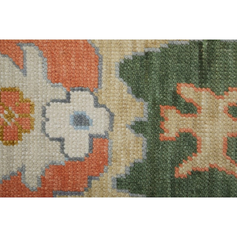 Grand Bazaar Larson Hand Knotted Floral & Botanical Transitional Area Rug