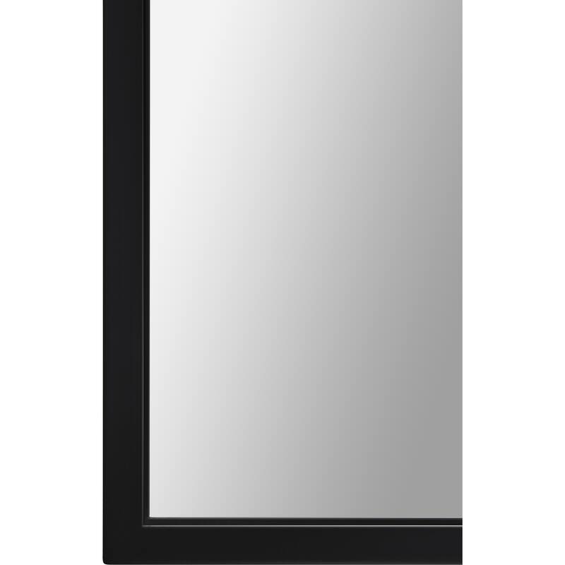 Renwil Keene Framed Matte Black Mirror - Large