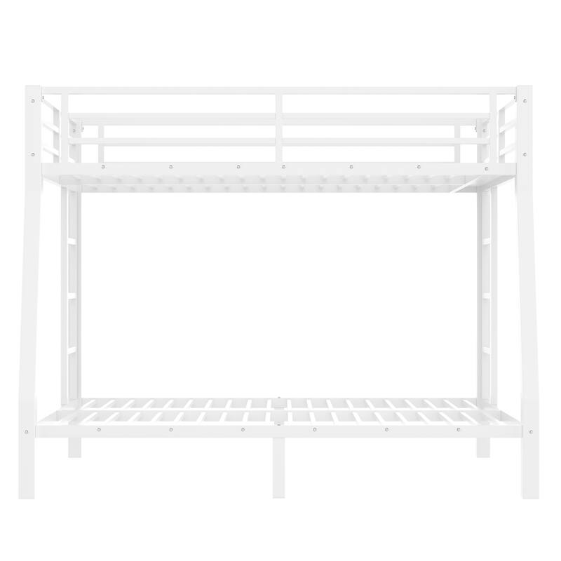 Metal Full XL over Queen Bunk Bed for Teens and Adults,Space-Saving/Noise Reduced/No Box Spring Needed