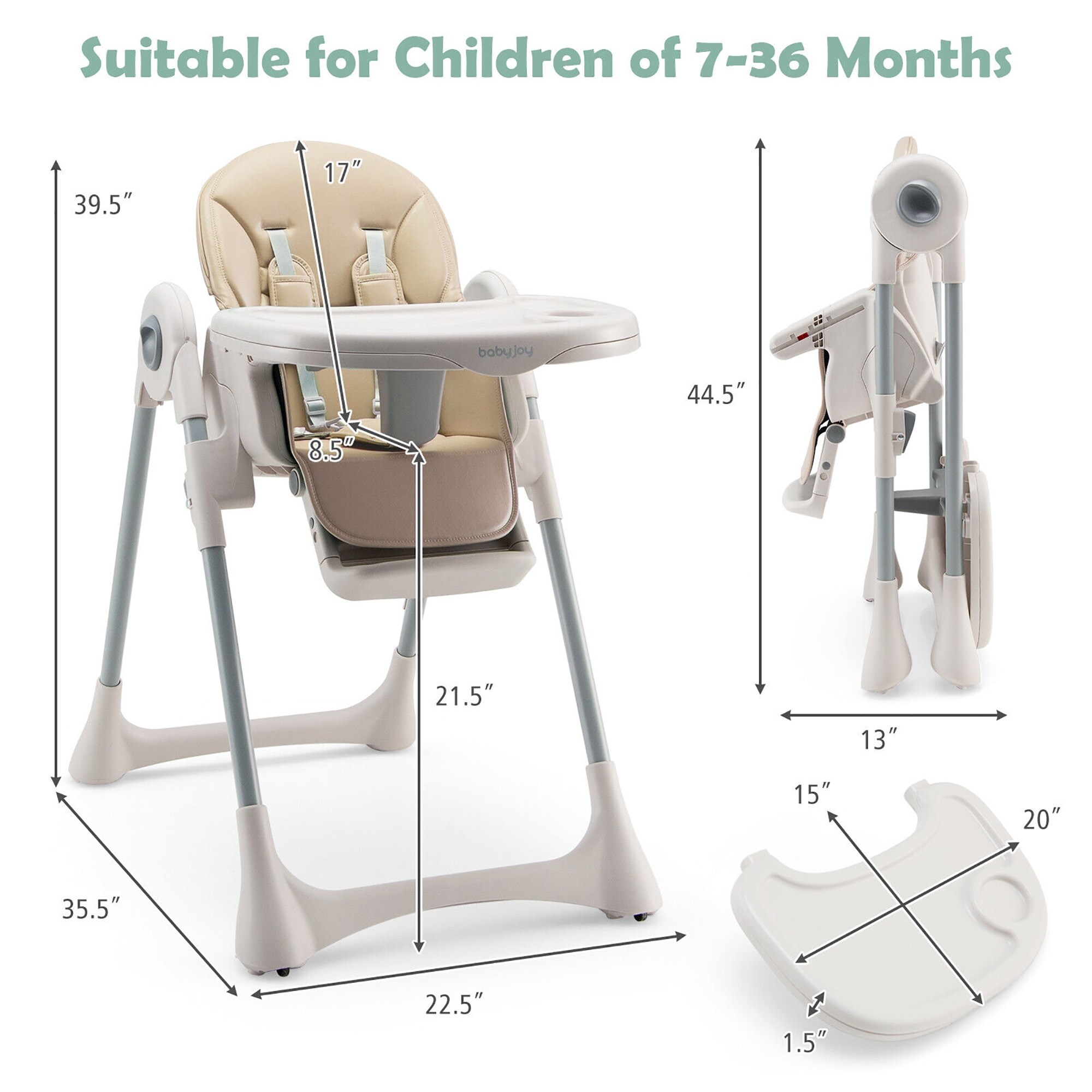 Gymax high chair store