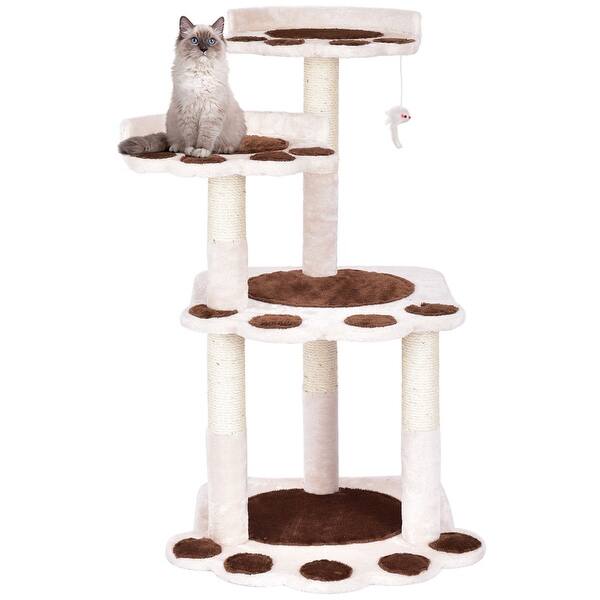 Shop Gymax 42 Cat Tree Kitten Pet Furniture Multi Level Climb