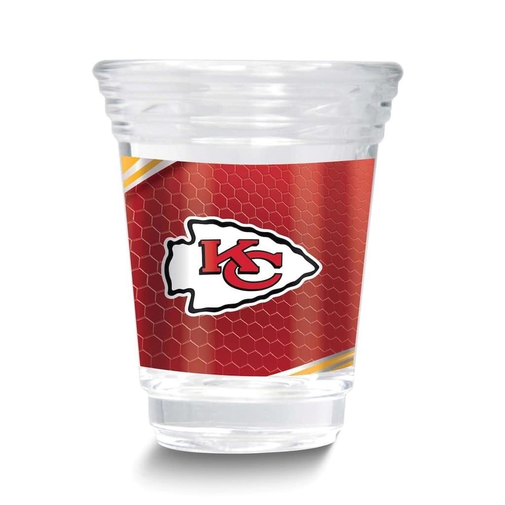 Curata NFL Kansas City Chiefs 2 Oz. Shot Glass