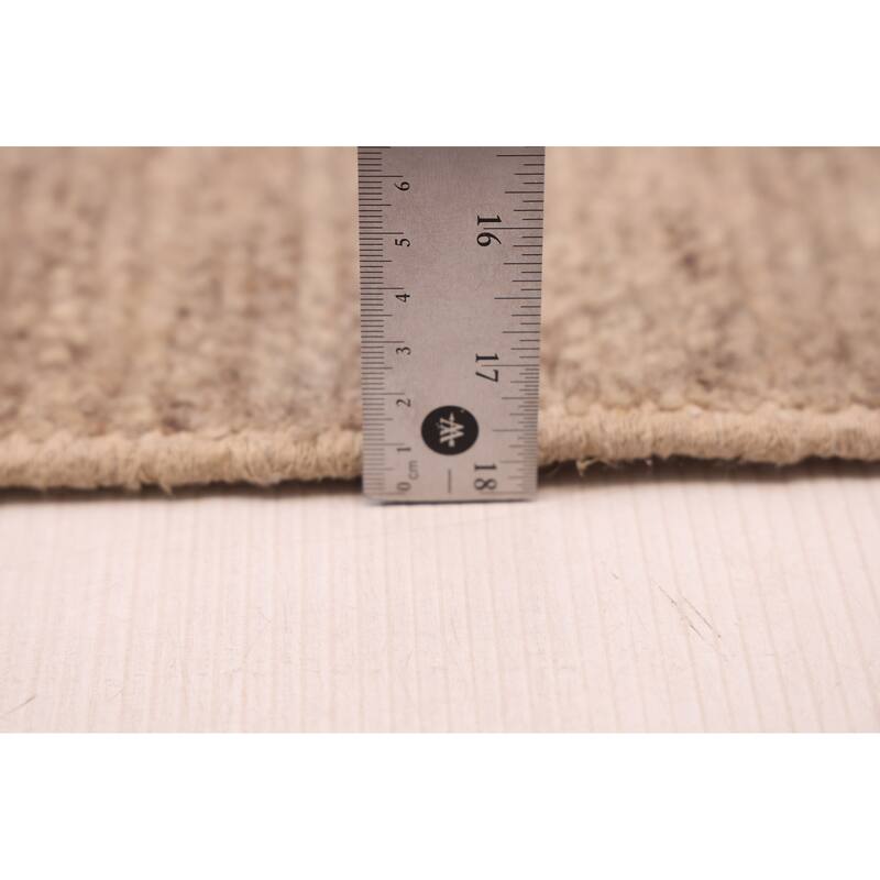 ECARPETGALLERY Hand-knotted Loreto Grey Wool Rug - 5'4 x 7'5