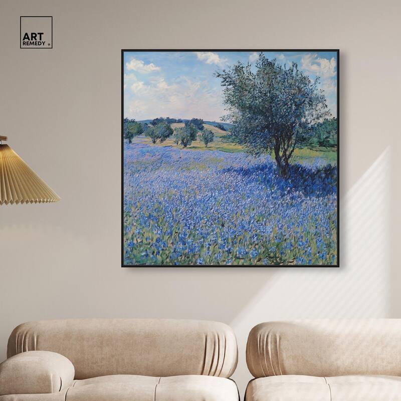 Bluebonnet Meadow II Canvas by Art Remedy