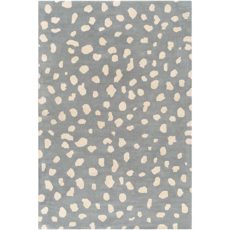 Livabliss Tunas Handmade Animal Print Wool Area Rug