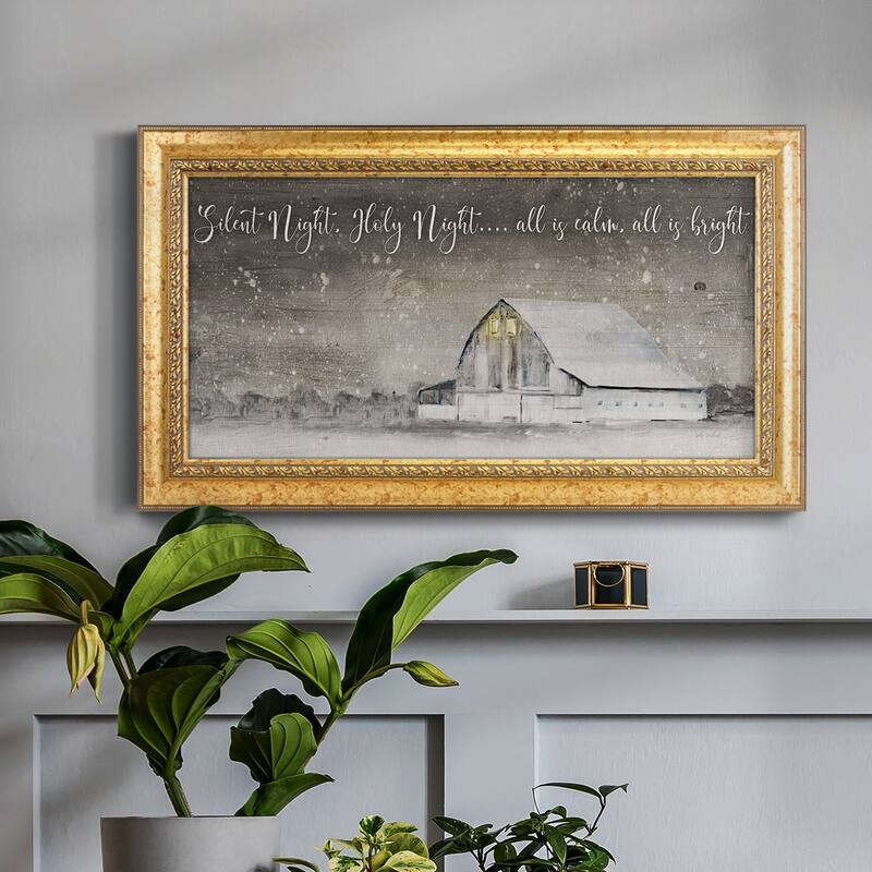 Silent Night Premium Framed Canvas- Ready to Hang