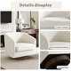 preview thumbnail 80 of 88, 31.1'' W Modern Barrel Swivel Accent Chair