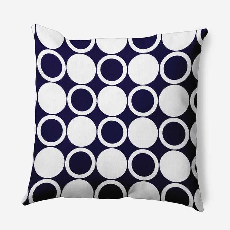 20 x 20 Inch Small Modcircles Geometric Print Outdoor Pillow