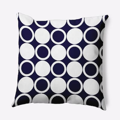 20 x 20 Inch Small Modcircles Geometric Print Outdoor Pillow
