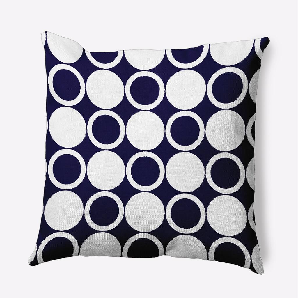 20 x 20 Inch Small Modcircles Geometric Print Outdoor Pillow