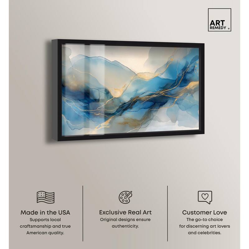 Postmodern Flow II Shadowbox by Art Remedy