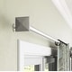 preview thumbnail 2 of 34, Modern Square Urn Adjustable Drapery Curtain Rod with Clip Rings