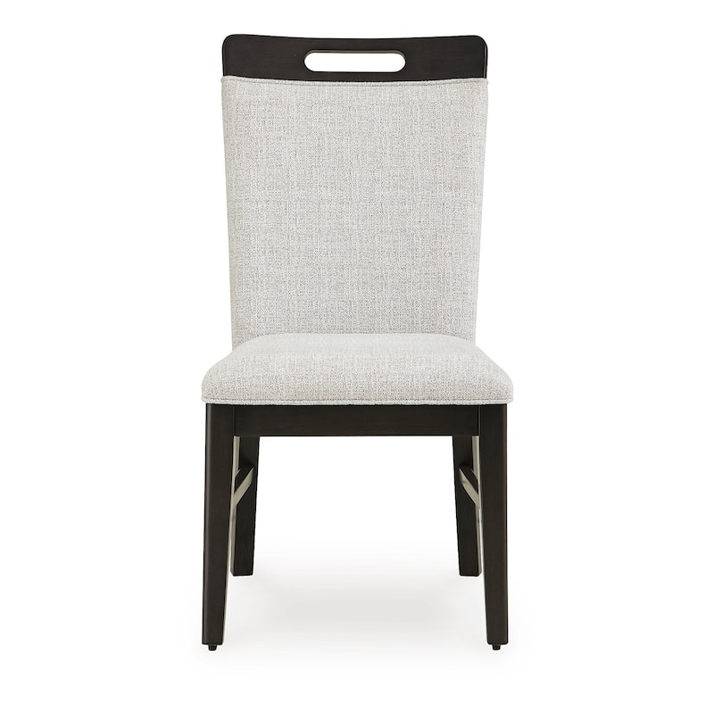 Signature Design by Ashley Neymorton Light Gray/Brown Dining Chair (Set of 2) - 20"W x 22"D x 39.5"H