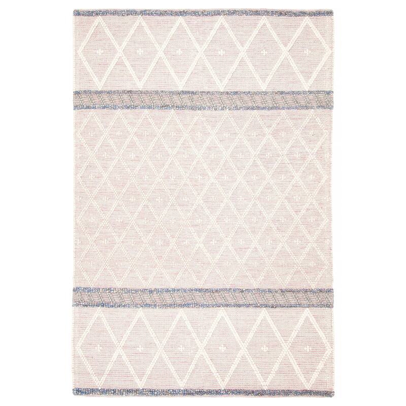 ECARPETGALLERY Braid weave Sienna Cream Wool Rug - 6'2 x 9'1 - Cream - 6'2 x 9'1
