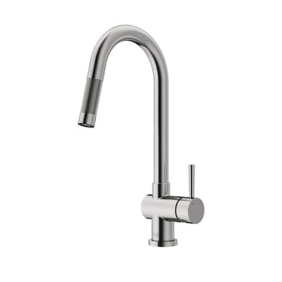Vigo Gramercy 1.8 GPM Single Hole Pull-Down Kitchen Faucet