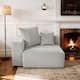 Option Light Grey-armchair left