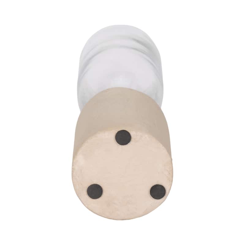 Sagebrook Home Neutral Ivory Omix Cylinder Vase