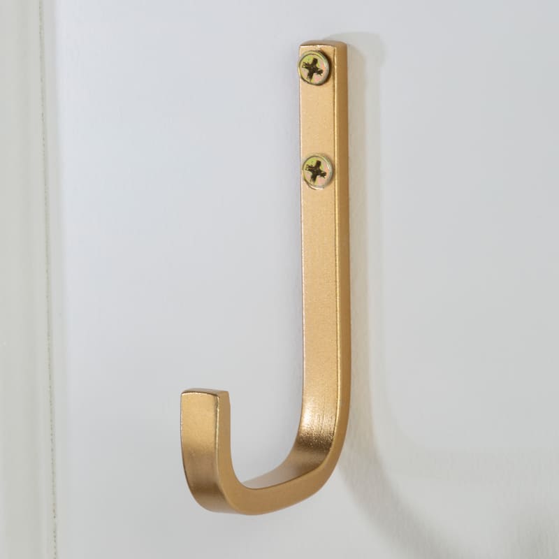 Metal Wall Hooks - Set of 4