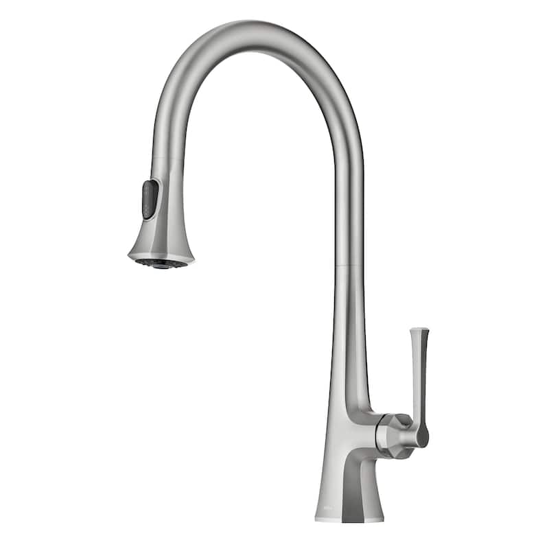 KRAUS Savan 2-Function Single Handle Pull Down Kitchen Faucet - SFS - Spot Free Stainless