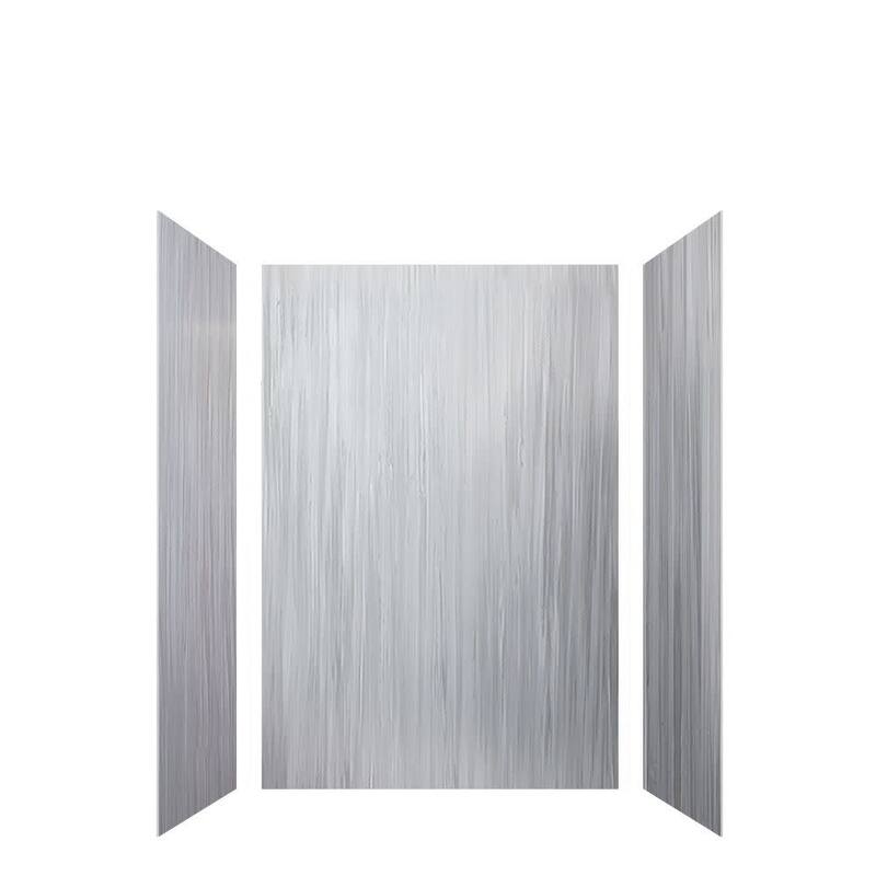 Transolid LWK483672 Lusso 72" H x 48" W x 36" D Three Wall Alcove