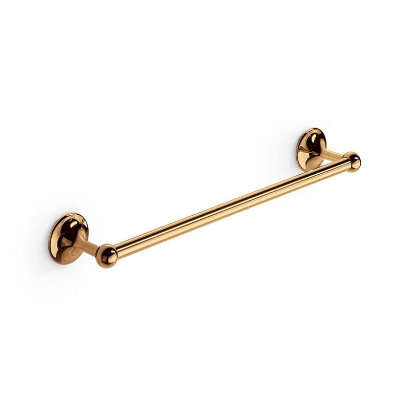 WS Bath Collections Venessia 23-5/8" Towel Bar - Gold