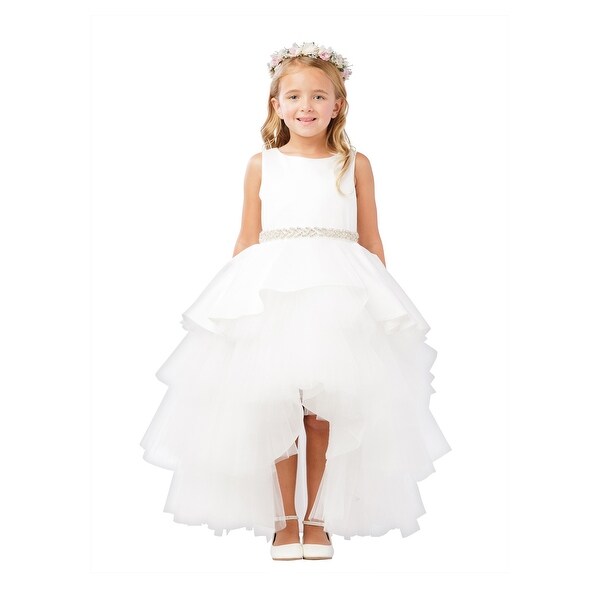 white childrens bridesmaid dresses