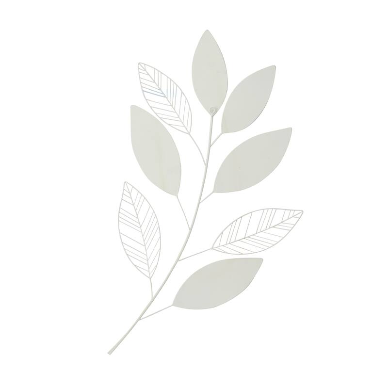 Brown Metal Leaf Wall Decor