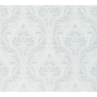 Galerie Wallcoverings Neapolis 3 Traditional Floral Damask Design Vinyl on Paper Embossed Wallpaper Roll