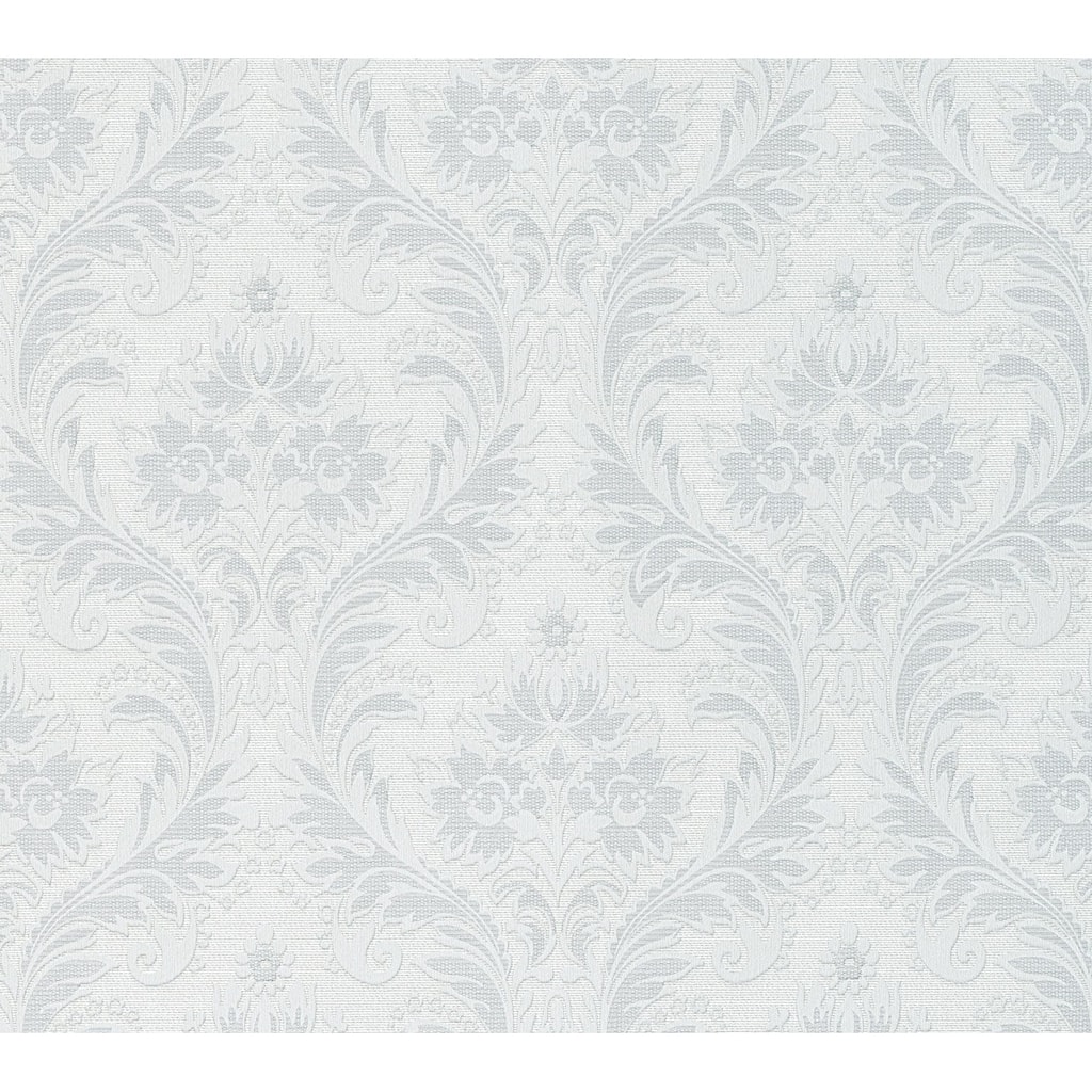 Galerie Wallcoverings Neapolis 3 Traditional Floral Damask Design Vinyl on Paper Embossed Wallpaper Roll