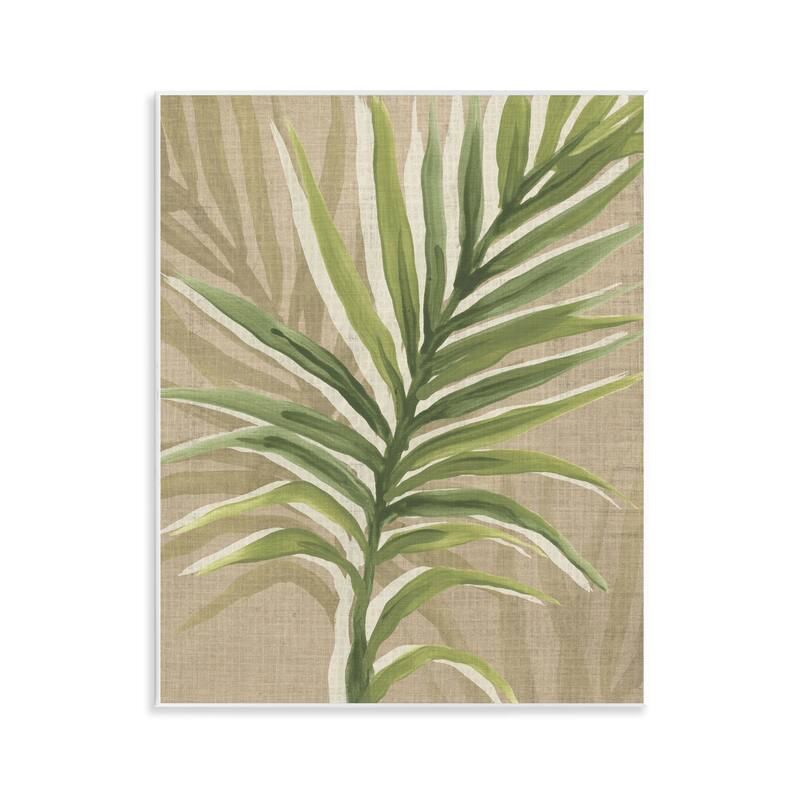 Stupell Rustic Palm Plant Wall Plaque Art Design By June Erica Vess - 11 x 14
