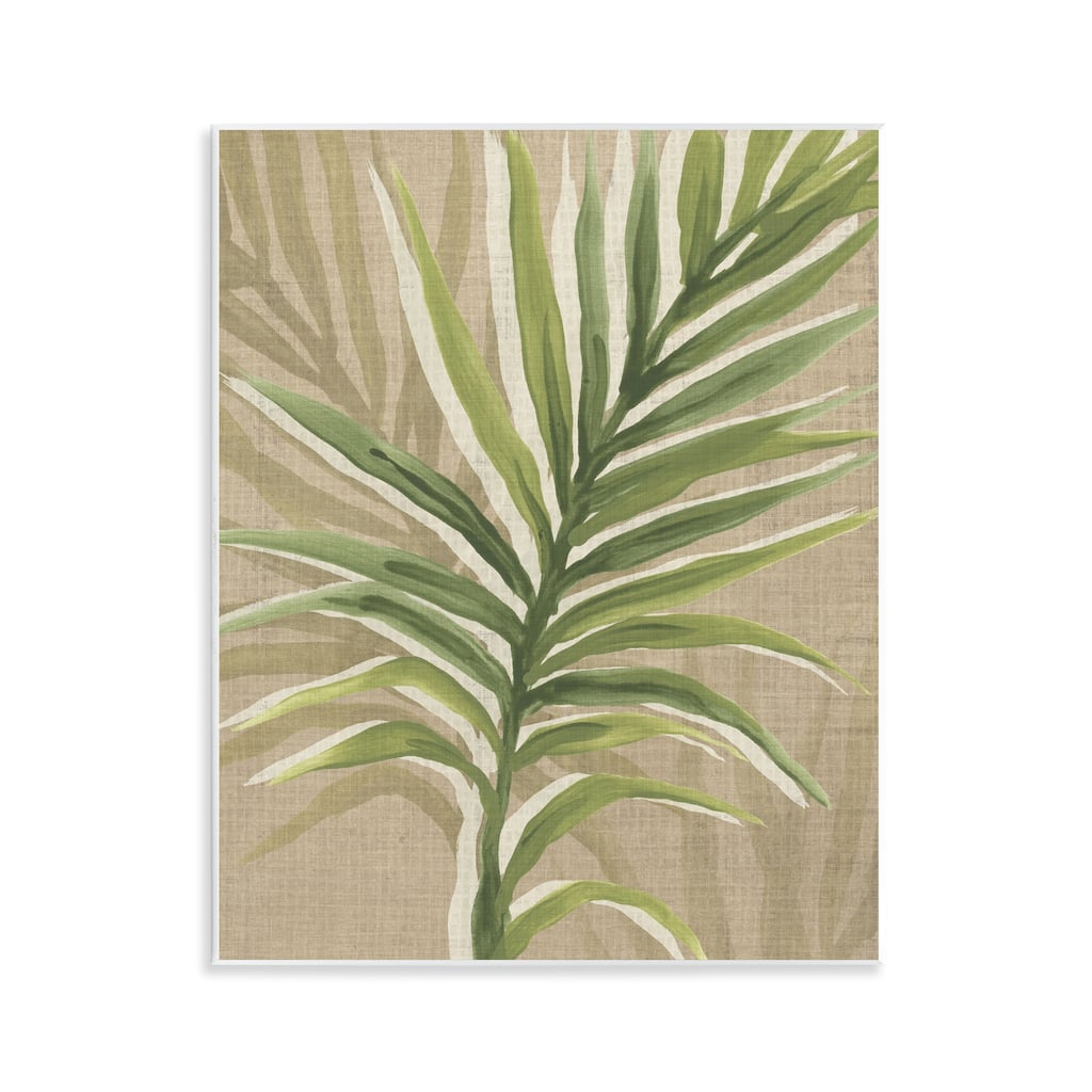 Stupell Rustic Palm Plant Wall Plaque Art Design By June Erica Vess