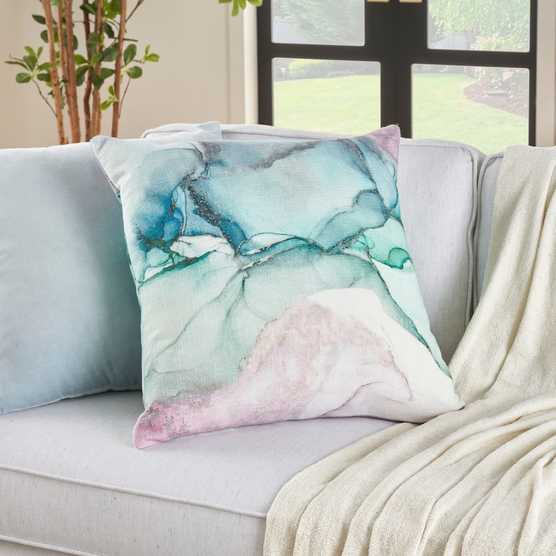 Mina Victory Cover Only Abstract Throw Pillow