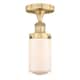 Option Brushed Brass / Matte White