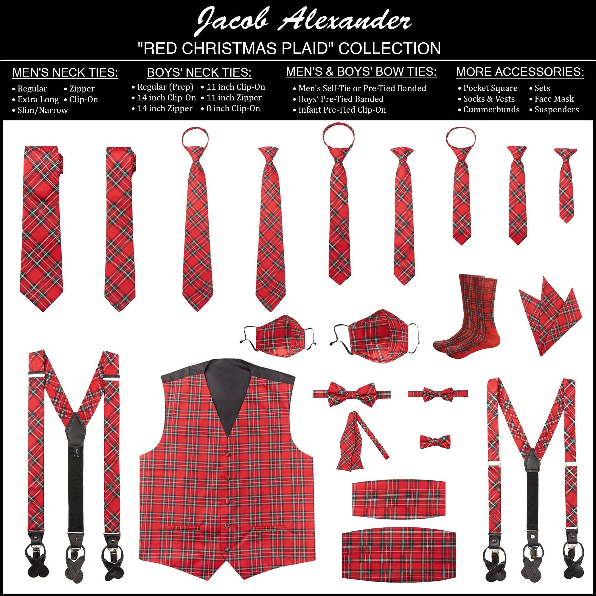 mens christmas plaid vest