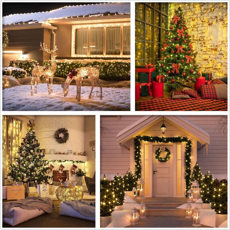 33ft 100 LED Christmas Lights Indoor Plug in - Standard