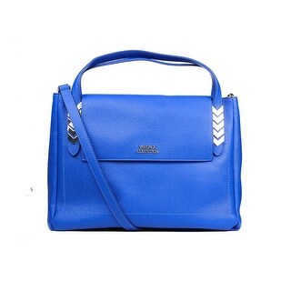 versace collection pebbled leather shoulder bag